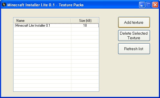 Texture packs